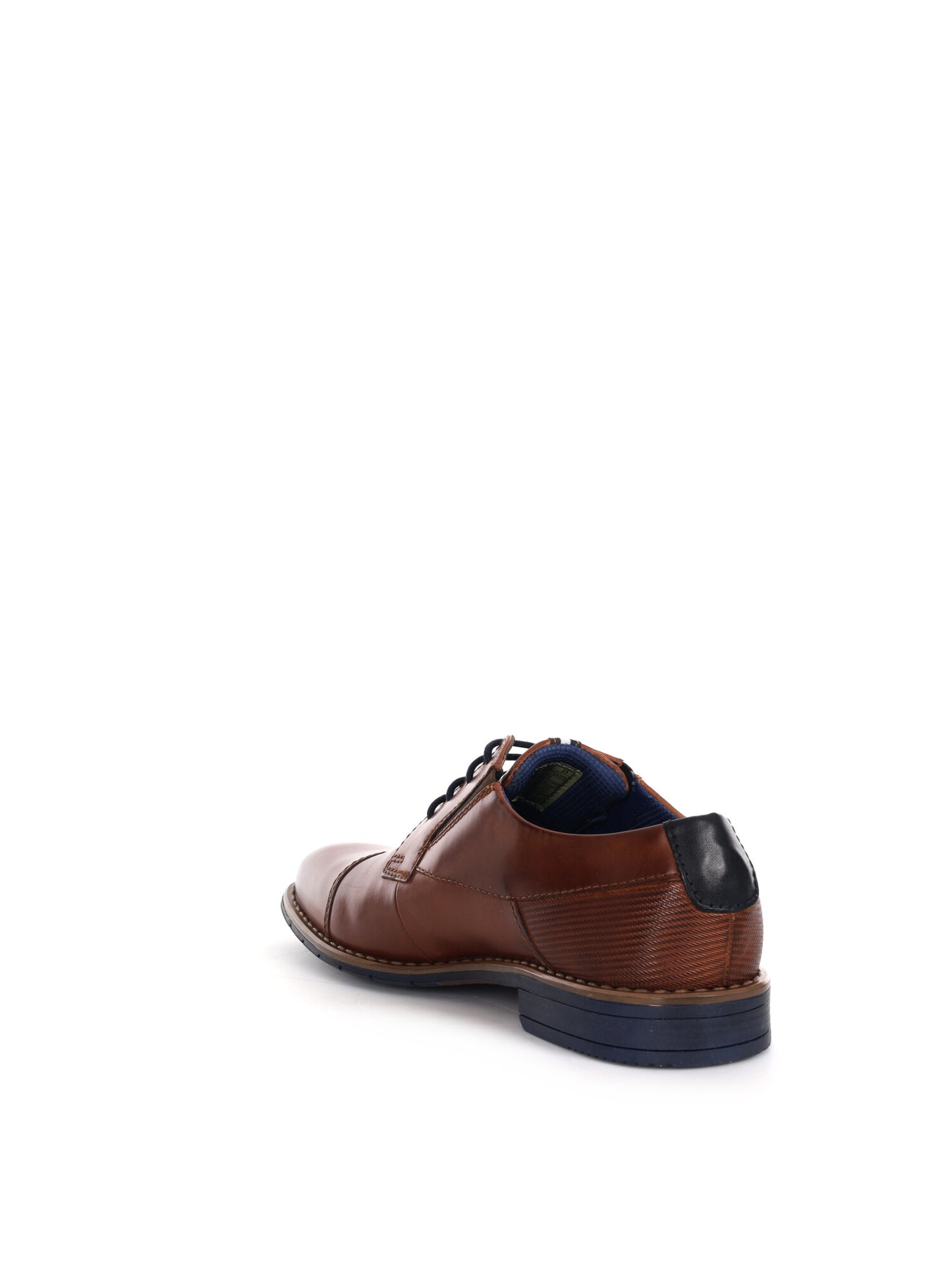 Bugatti Lerio Comfort, stringate uomo in pelle marrone cognac