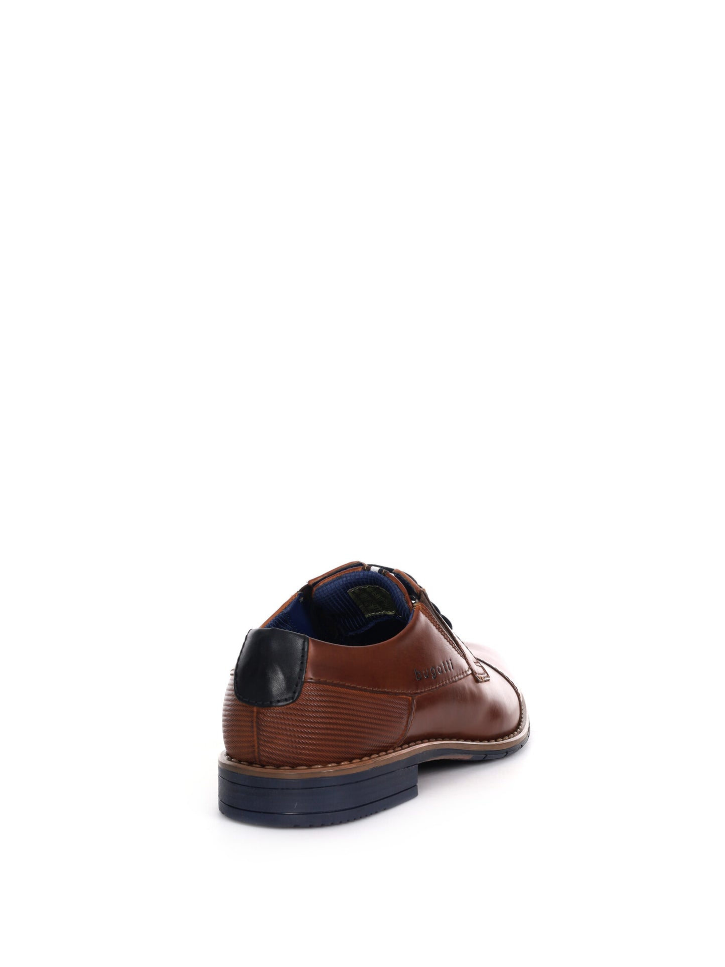 Bugatti Lerio Comfort, stringate uomo in pelle marrone cognac