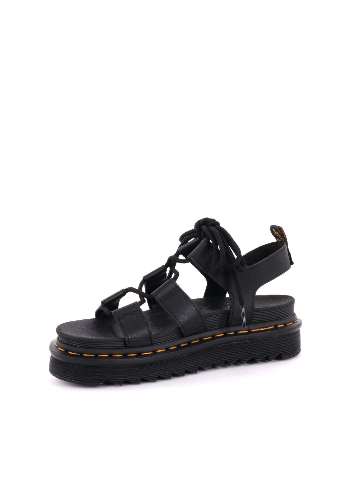 SANDALO NARTILLA DR MARTENS DA DONNA NERO