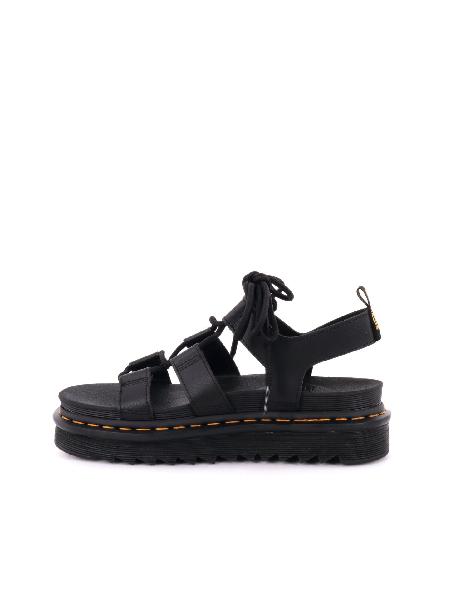SANDALO NARTILLA DR MARTENS DA DONNA NERO