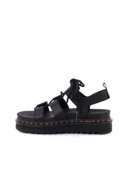 SANDALO NARTILLA DR MARTENS DA DONNA NERO