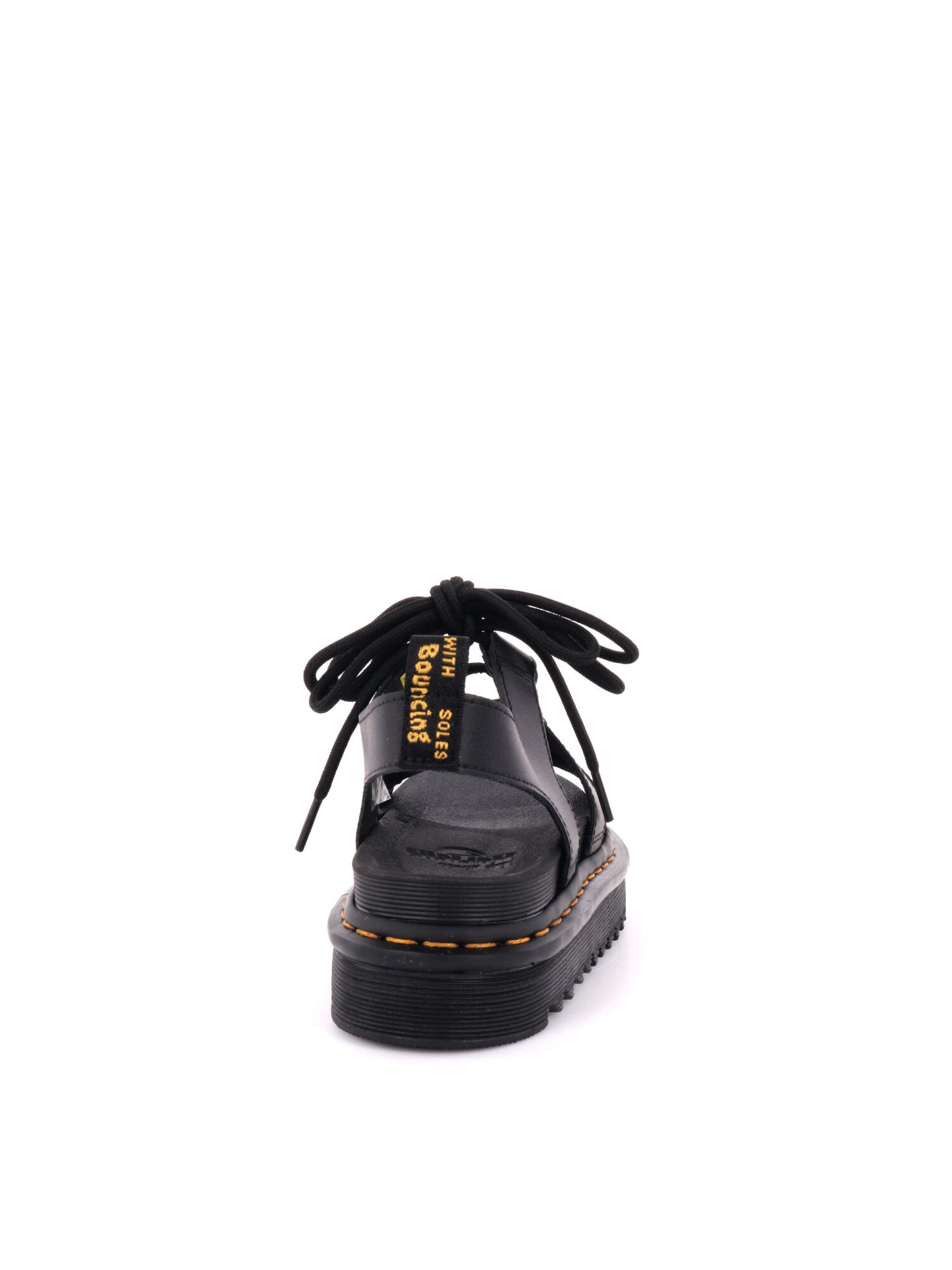 SANDALO NARTILLA DR MARTENS DA DONNA NERO