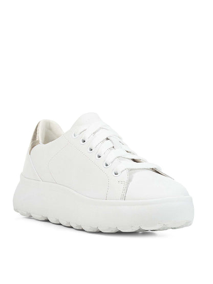 SNEAKERS GEOX SPHERICA EC4 DONNA BIANCO-ORO