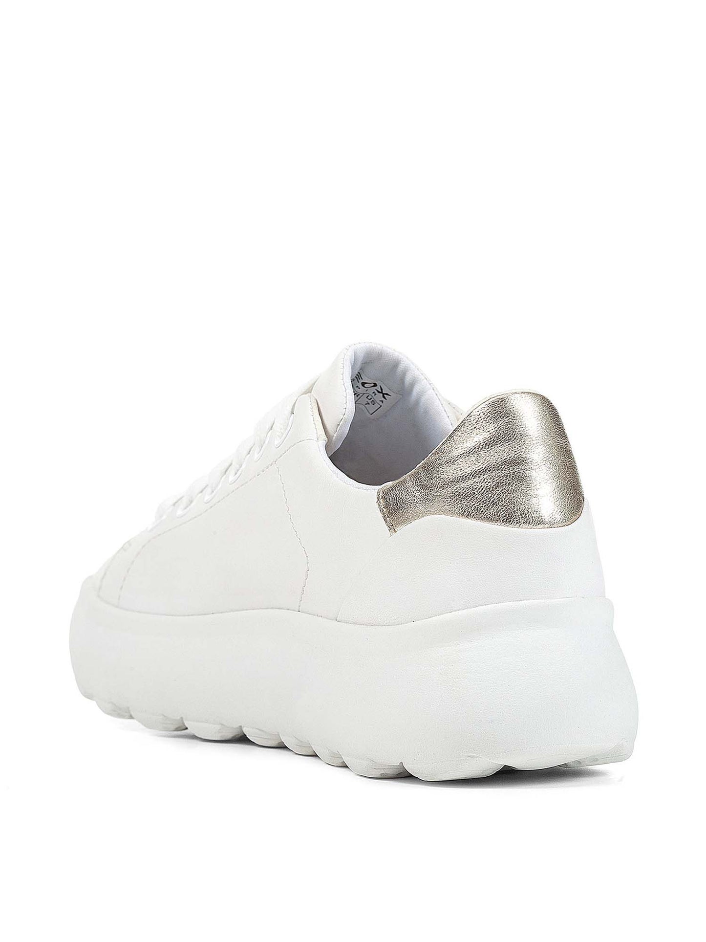 SNEAKERS GEOX SPHERICA EC4 DONNA BIANCO-ORO