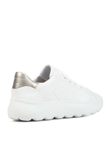 SNEAKERS GEOX SPHERICA EC4 DONNA BIANCO-ORO