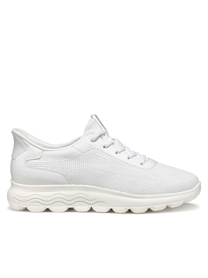 Sneakers Spherica Plus Geox da donna in bianco con tecnologia Fast In