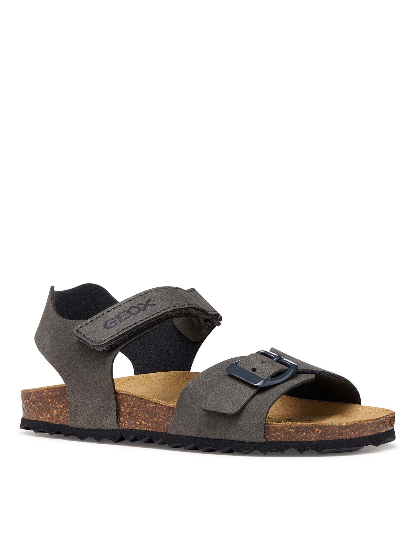 Sandalo casual verde Geox Ghita da bambino con chiusura regolabile