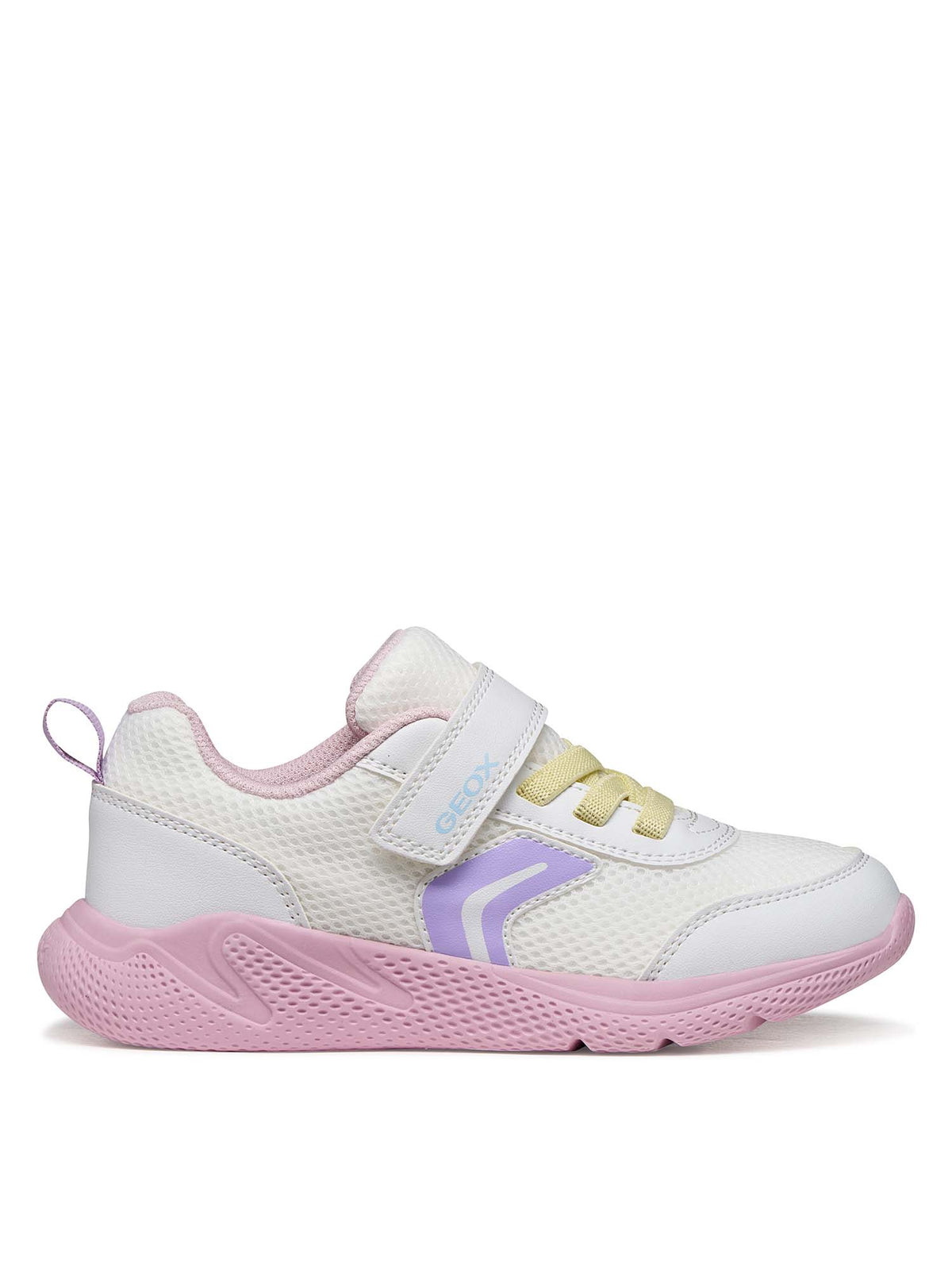 Geox g. sprintye strappo jr da bambino/a bianco rosa
