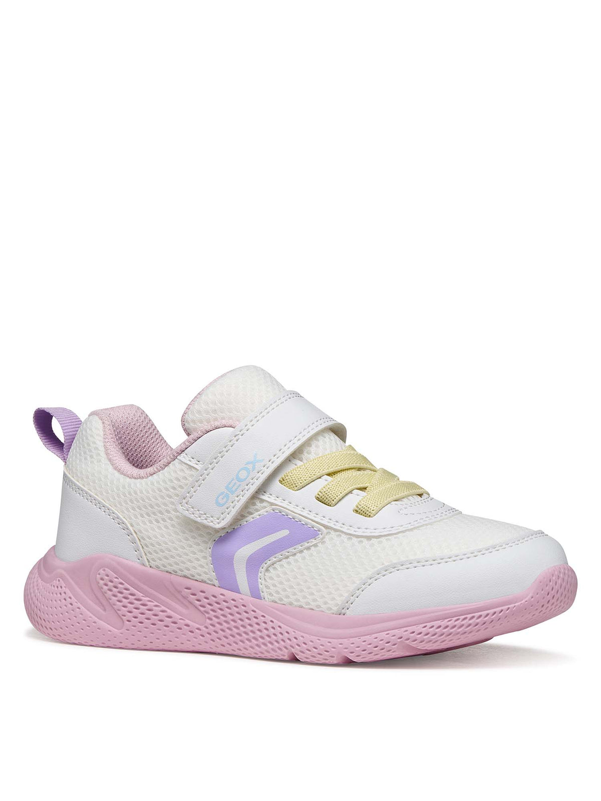 Geox g. sprintye strappo jr da bambino/a bianco rosa