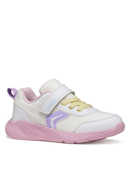 Geox g. sprintye strappo jr da bambino/a bianco rosa