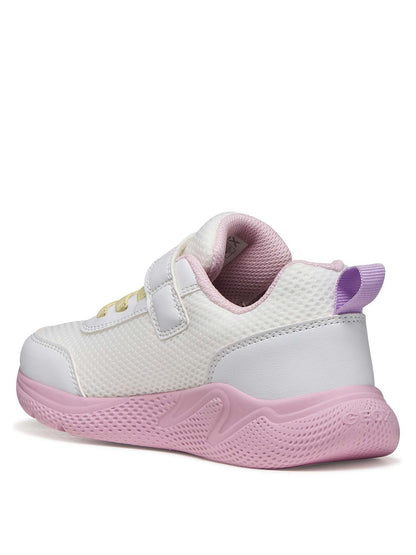 Geox g. sprintye strappo jr da bambino/a bianco rosa