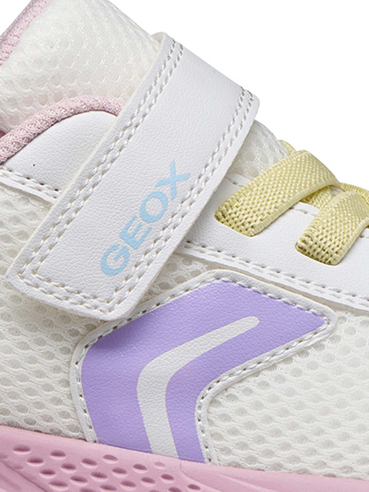 Geox g. sprintye strappo jr da bambino/a bianco rosa