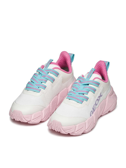 GEOX G FLEXYPER FAST - BIANCO ROSA