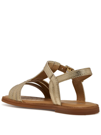 Sandalo Karly oro per Bambina, elegante e confortevole