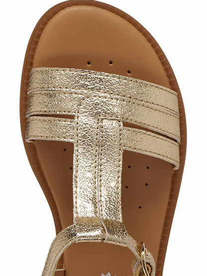 Sandalo Karly oro per Bambina, elegante e confortevole
