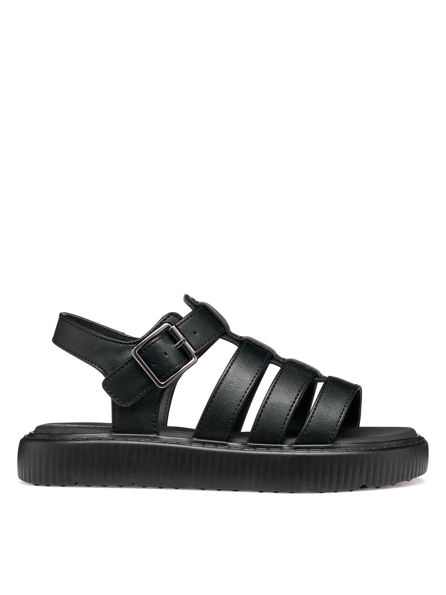 Sandalo Kodette nero da bambina, comodo e alla moda