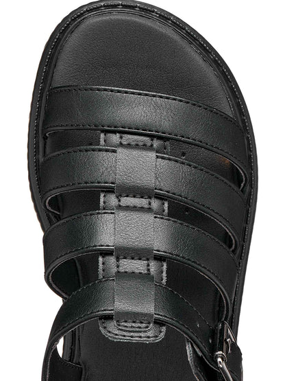 Sandalo Kodette nero da bambina, comodo e alla moda