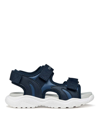 Sandali Splush blu da bambino Geox per il tempo libero