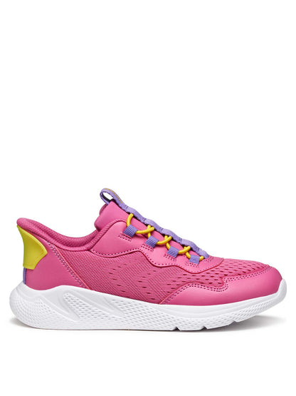 Geox Sprintye Fast In, sneakers fucsia per bambina facili da indossare