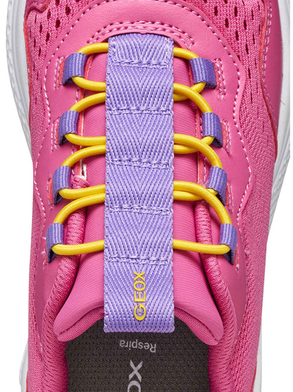 Geox Sprintye Fast In, sneakers fucsia per bambina facili da indossare