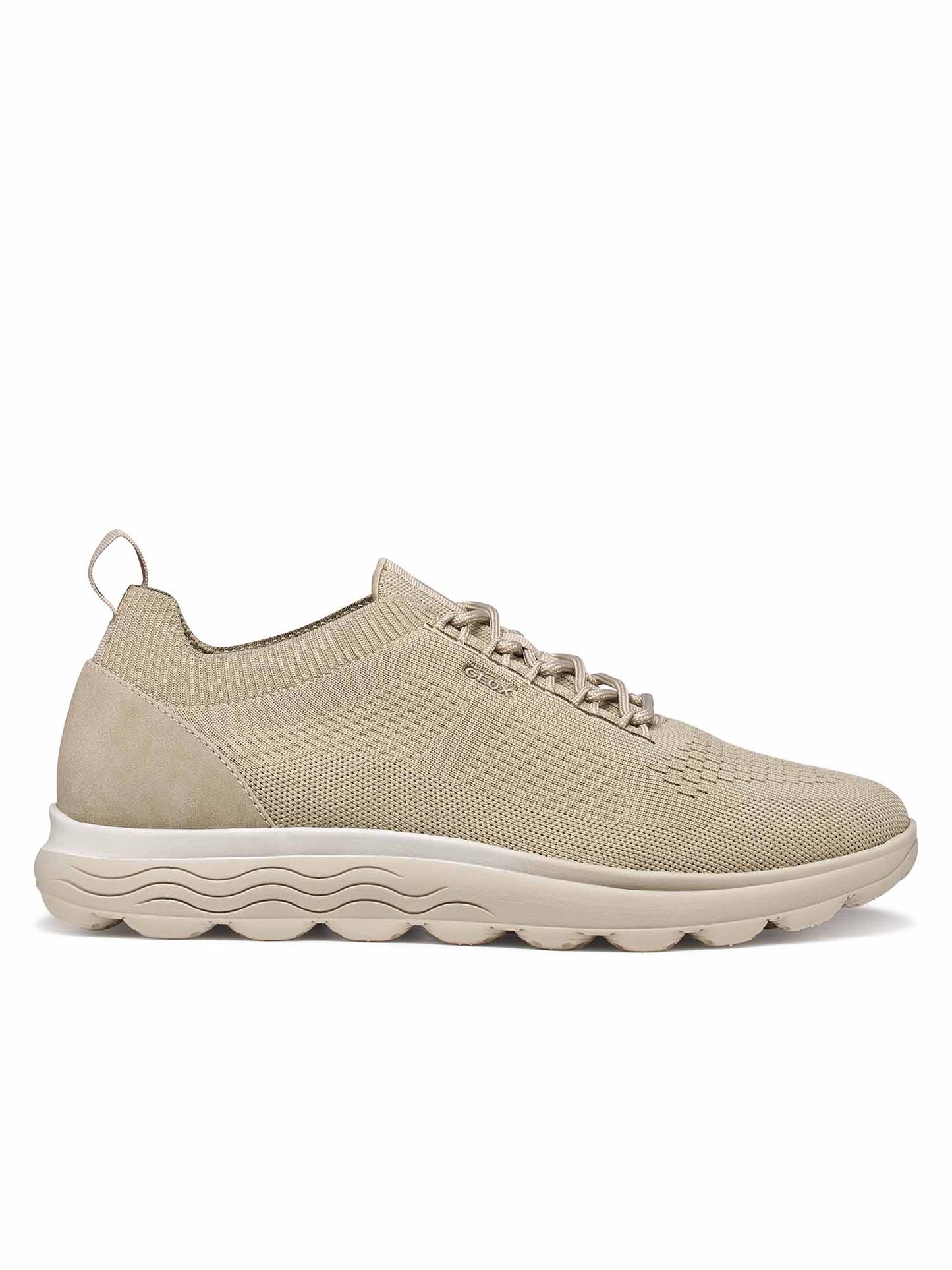 Geox Spherica, sneakers beige da uomo comode e traspiranti