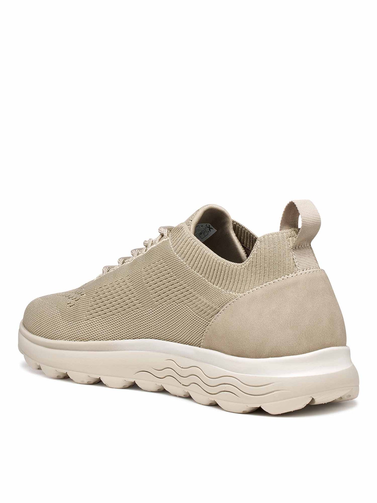 Geox Spherica, sneakers beige da uomo comode e traspiranti