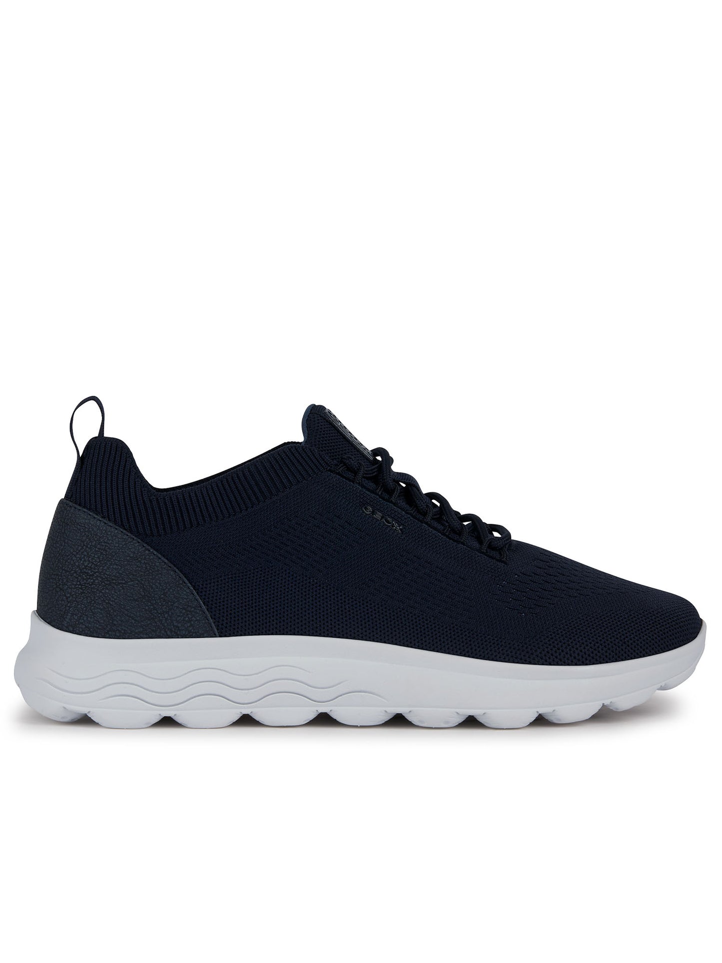 Geox Spherica, sneakers casual da uomo blu scuro con soletta estraibile