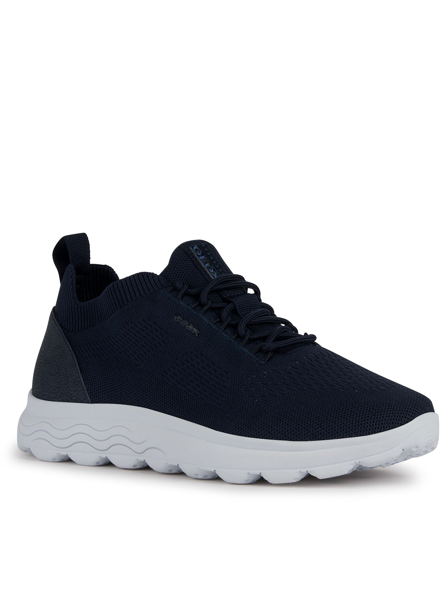Geox Spherica, sneakers casual da uomo blu scuro con soletta estraibile