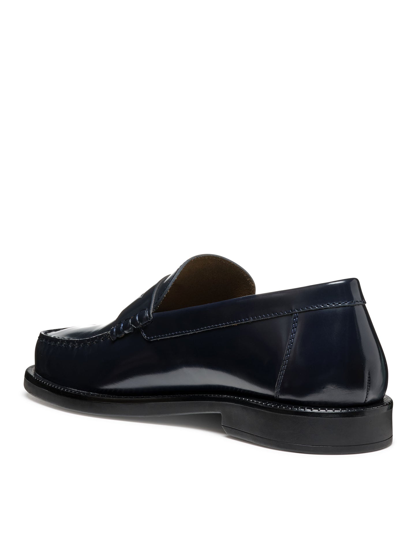 Mocassino elegante Geox Recanati da uomo in pelle blu