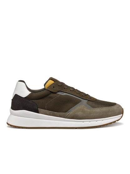 SNEAKERS BRANTHON GEOX UOMO VERDE MILITARE
