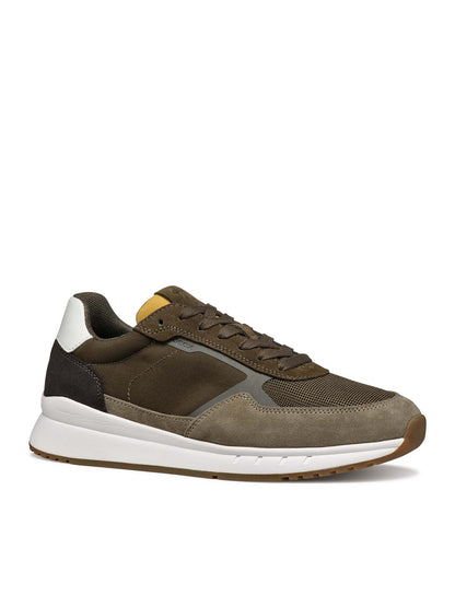 SNEAKERS BRANTHON GEOX UOMO VERDE MILITARE
