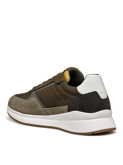 SNEAKERS BRANTHON GEOX UOMO VERDE MILITARE
