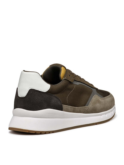 SNEAKERS BRANTHON GEOX UOMO VERDE MILITARE