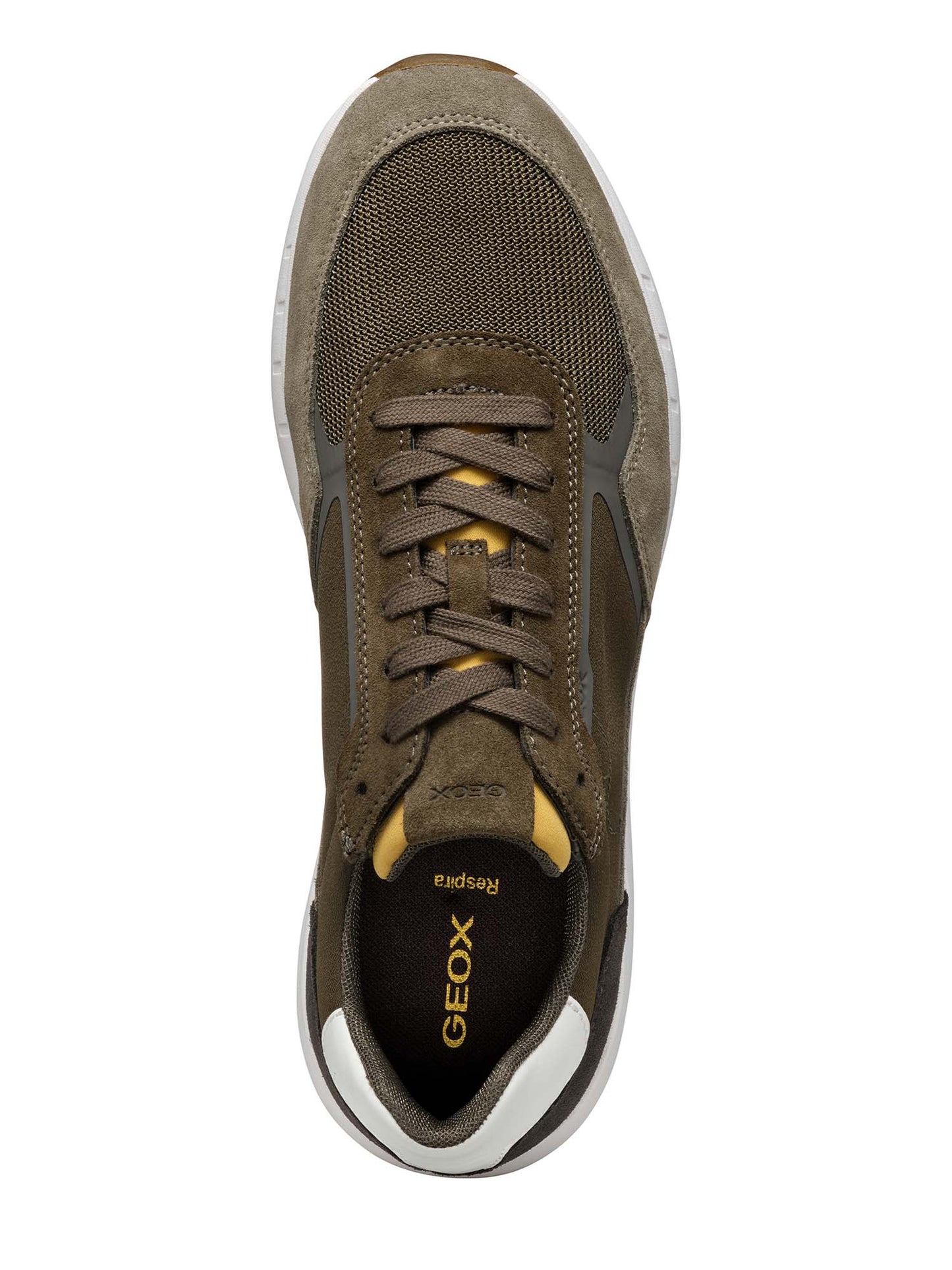 SNEAKERS BRANTHON GEOX UOMO VERDE MILITARE