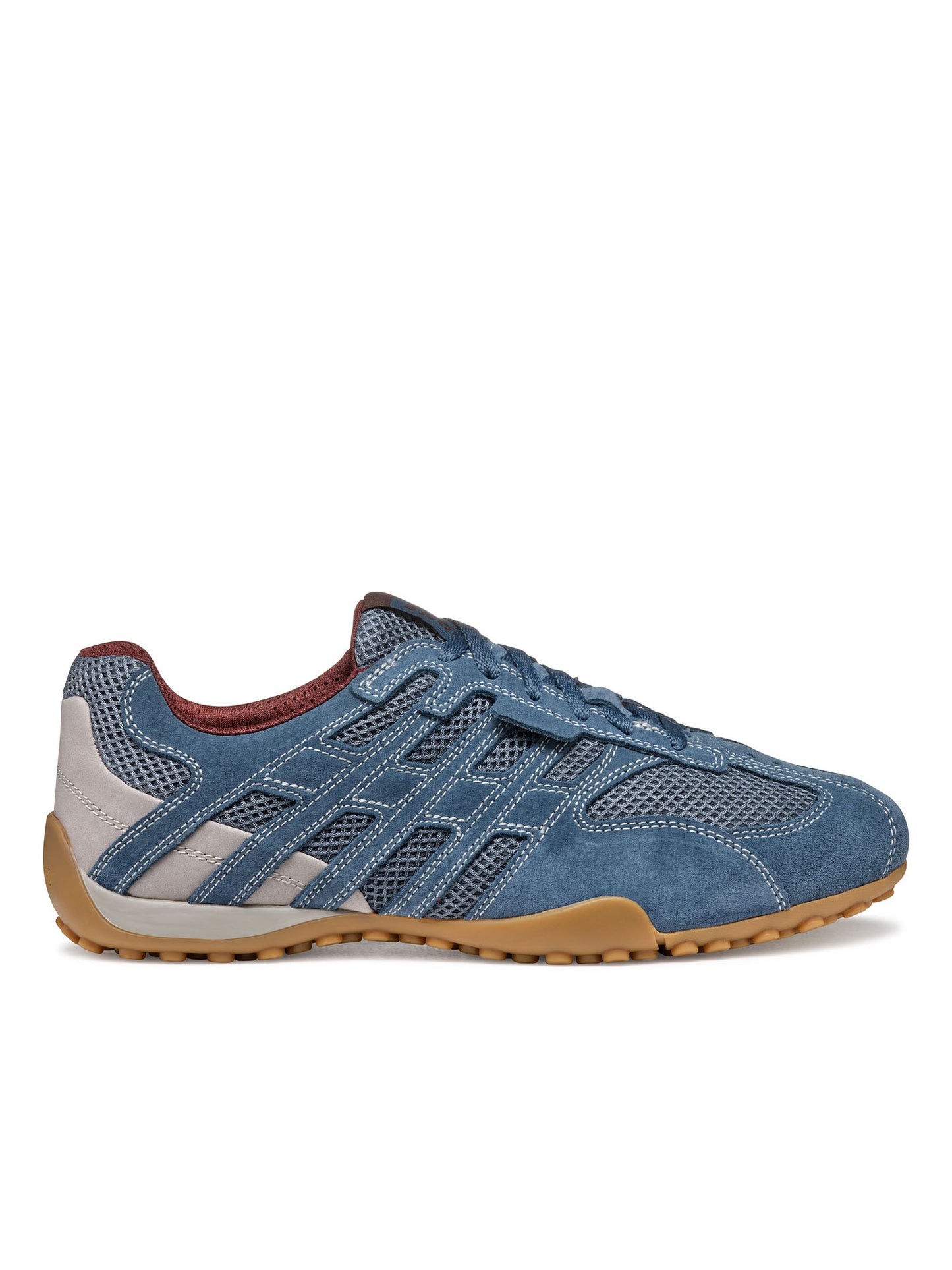 Sneakers Geox Snake da uomo in azzurro con design moderno