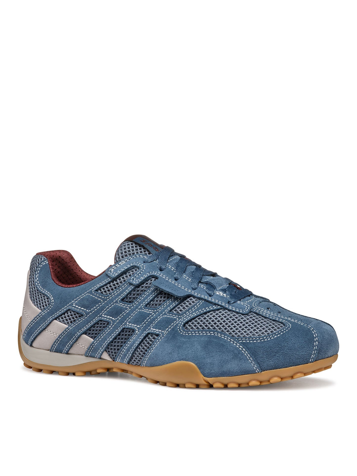 Sneakers Geox Snake da uomo in azzurro con design moderno