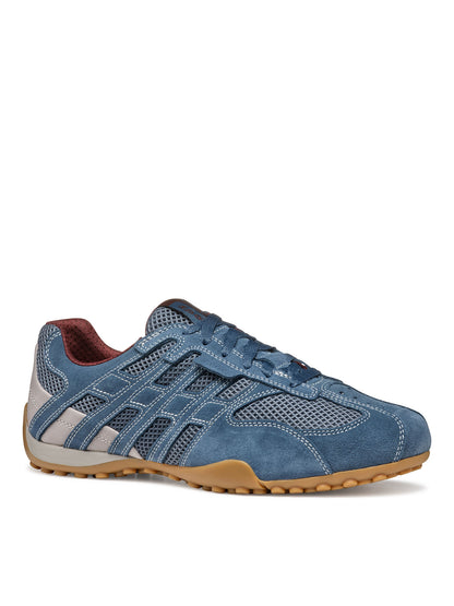 Sneakers Geox Snake da uomo in azzurro con design moderno
