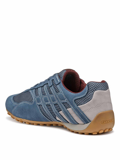 Sneakers Geox Snake da uomo in azzurro con design moderno