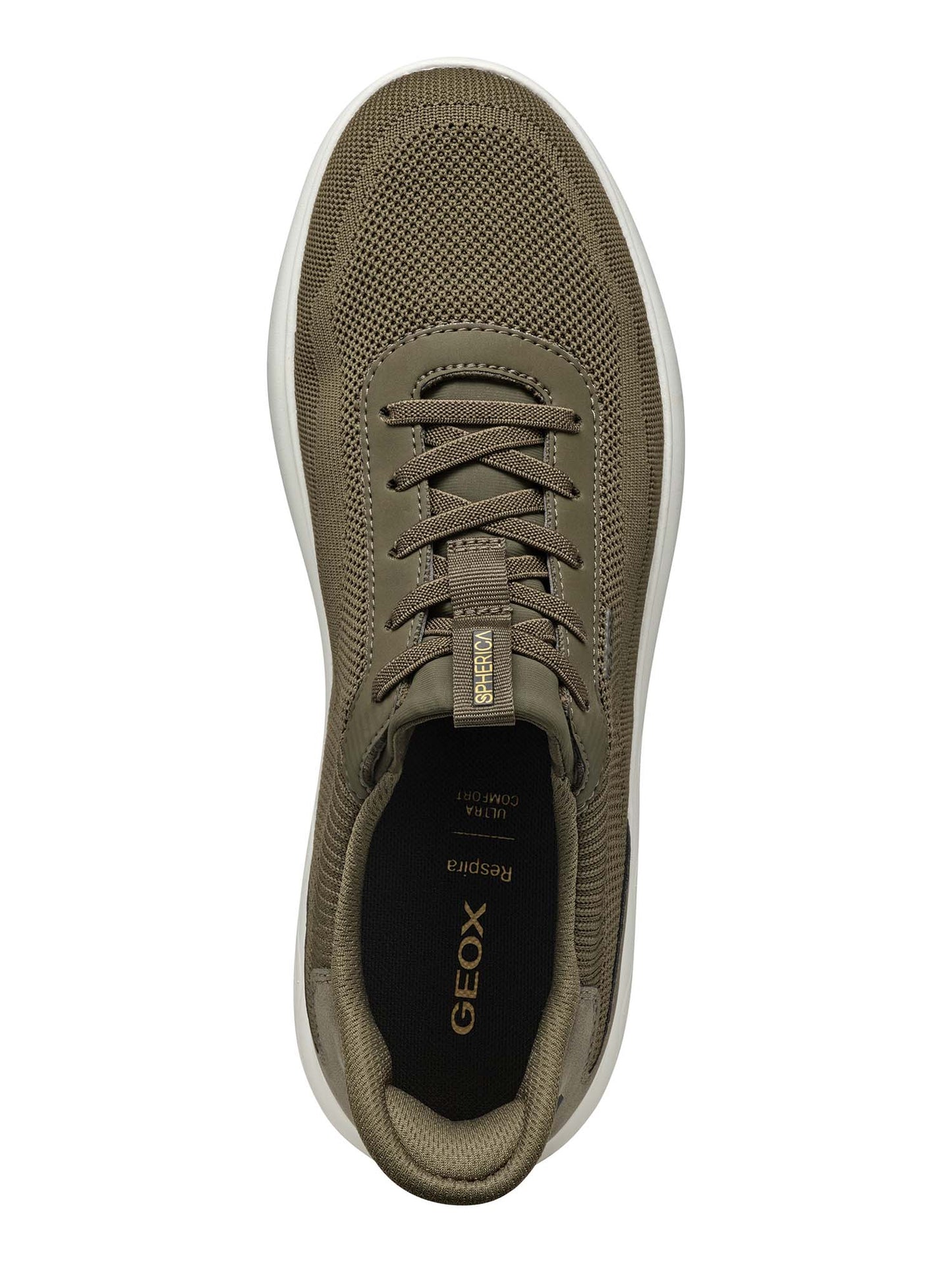 SNEAKERS SPHERICA PLUS GEOX UOMO VERDE MILITARE