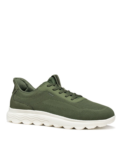 Sneakers Geox Spherica Plus Fastin verde da uomo con calzata facile