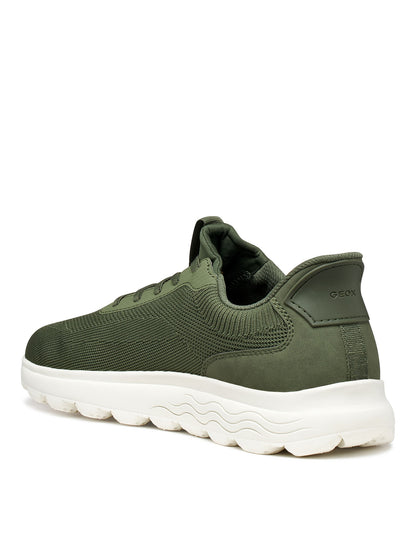 Sneakers Geox Spherica Plus Fastin verde da uomo con calzata facile