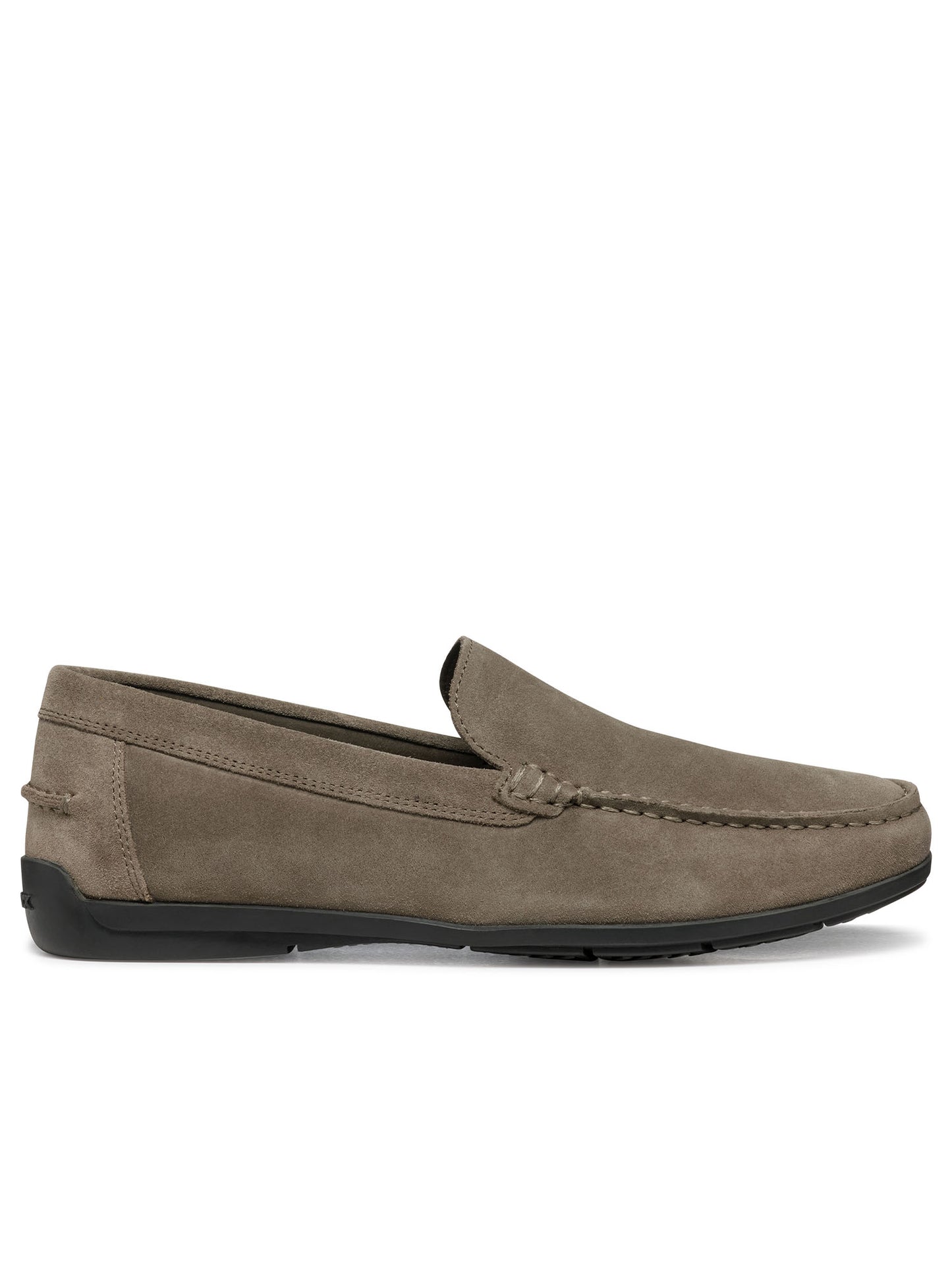 Mocassino Siron da uomo in pelle scamosciata color fango
