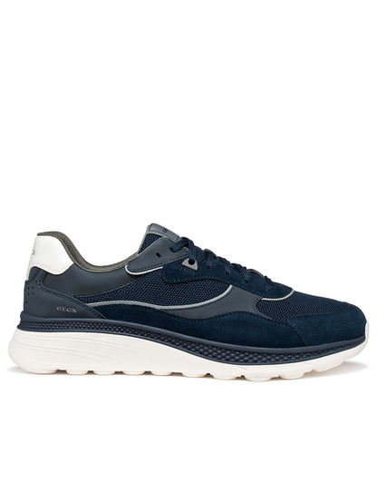 Geox Spherica Actif X1, sneakers blu da uomo comode e sportive