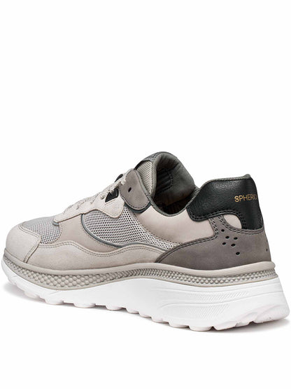 Sneakers Spherica Actif grigie da uomo Geox per un comfort quotidiano