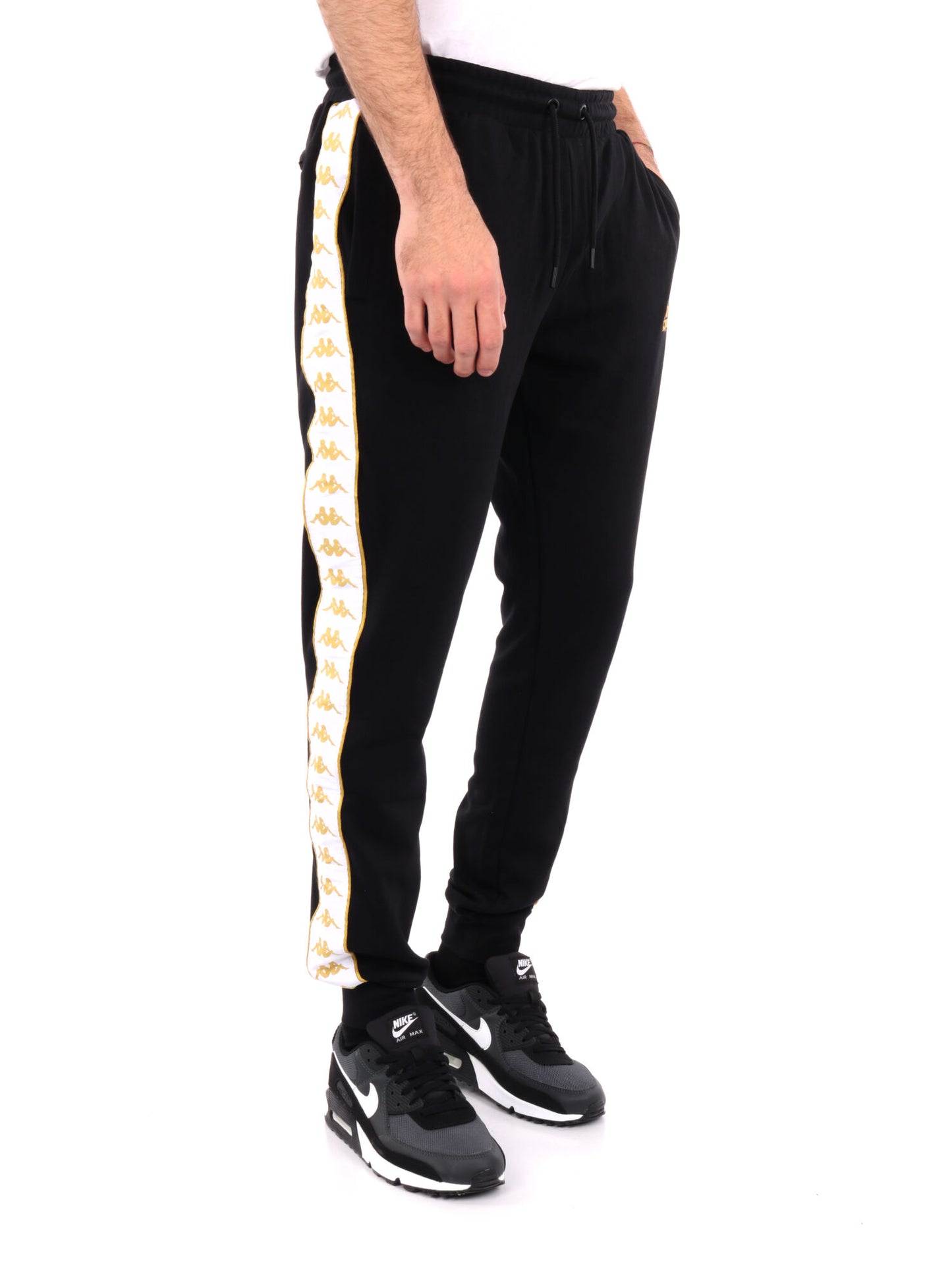 PANTALONE BANDA ALANZ KAPPA UOMO NERO
