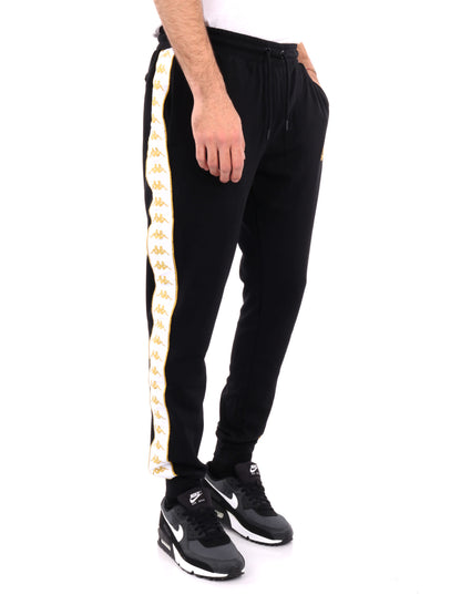 PANTALONE BANDA ALANZ KAPPA UOMO NERO