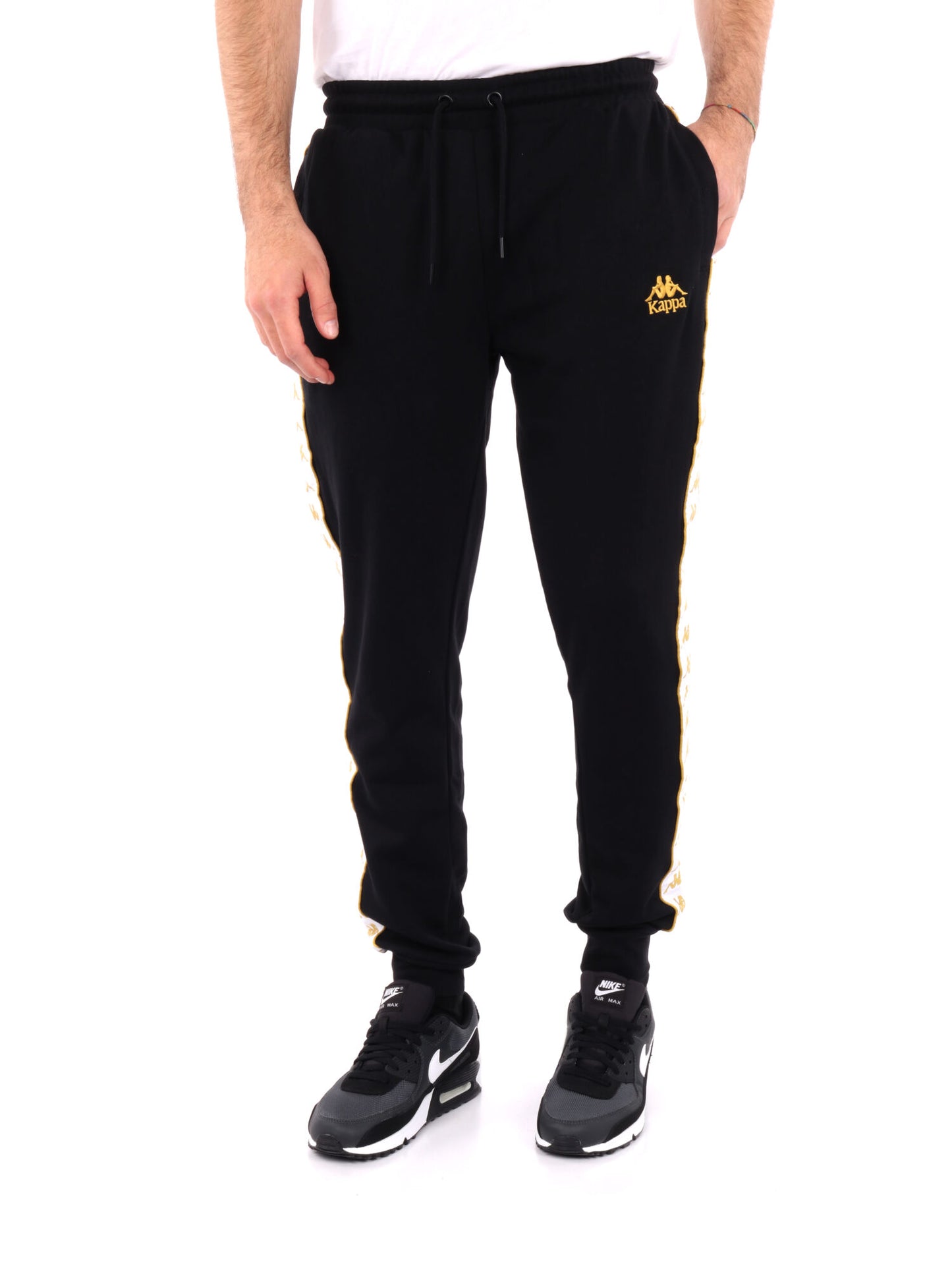 PANTALONE BANDA ALANZ KAPPA UOMO NERO