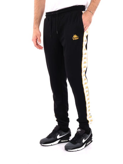 PANTALONE BANDA ALANZ KAPPA UOMO NERO