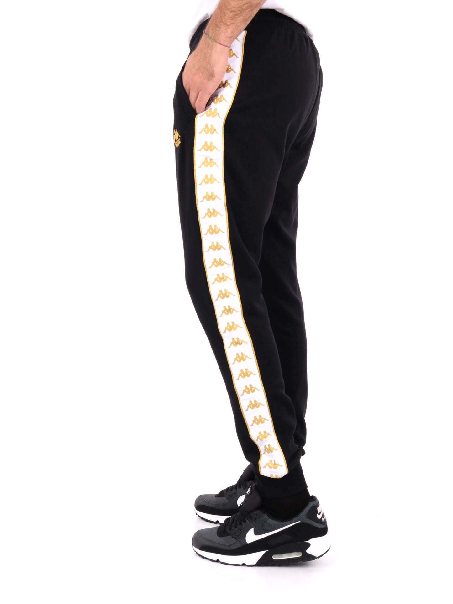 PANTALONE BANDA ALANZ KAPPA UOMO NERO