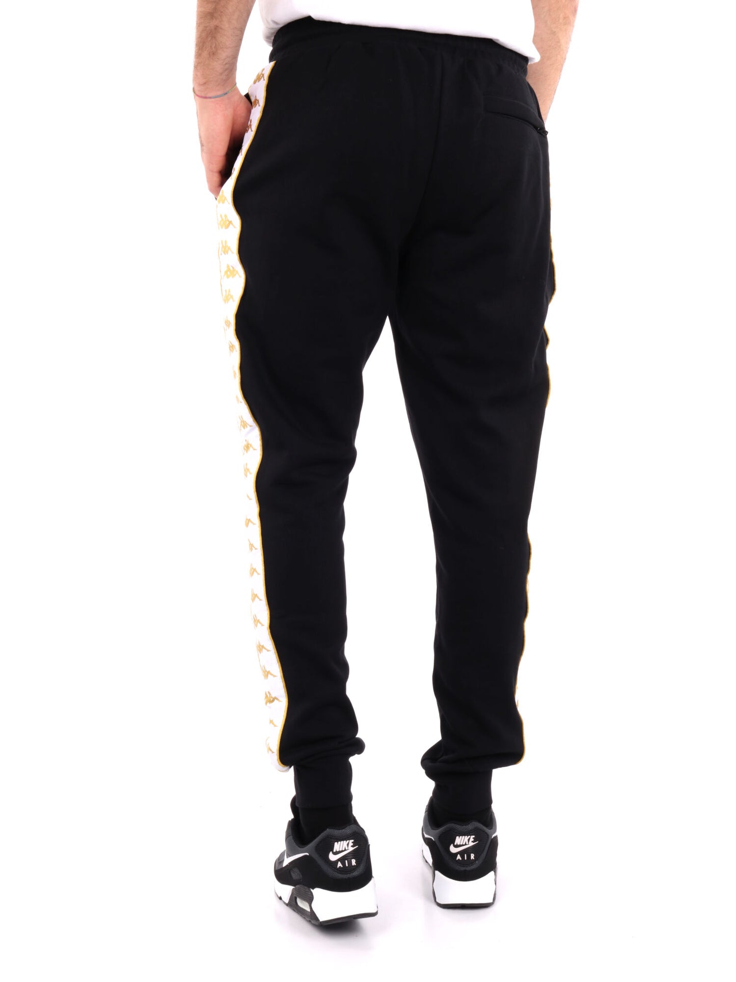PANTALONE BANDA ALANZ KAPPA UOMO NERO